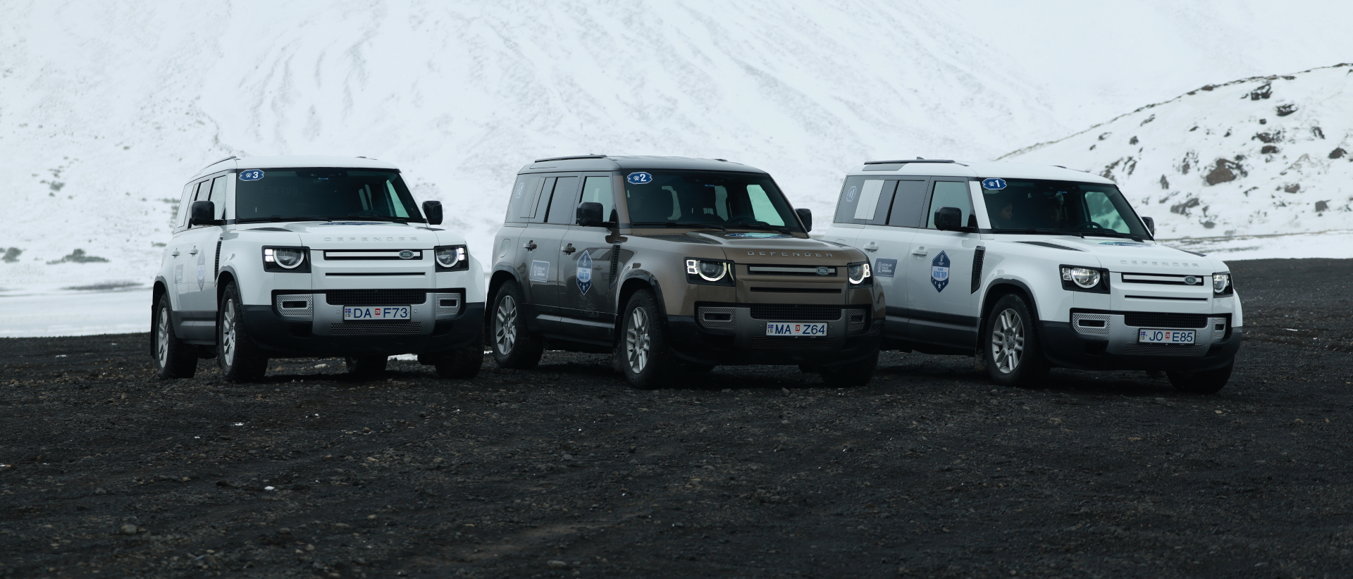 Roverland Voyage Defender convoy in Iceland
